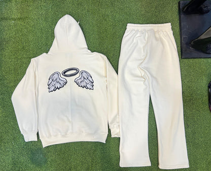 Cream Halo Tracksuit