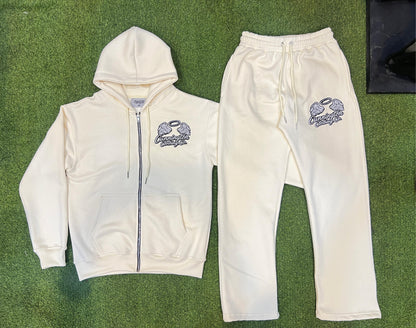 Cream Halo Tracksuit